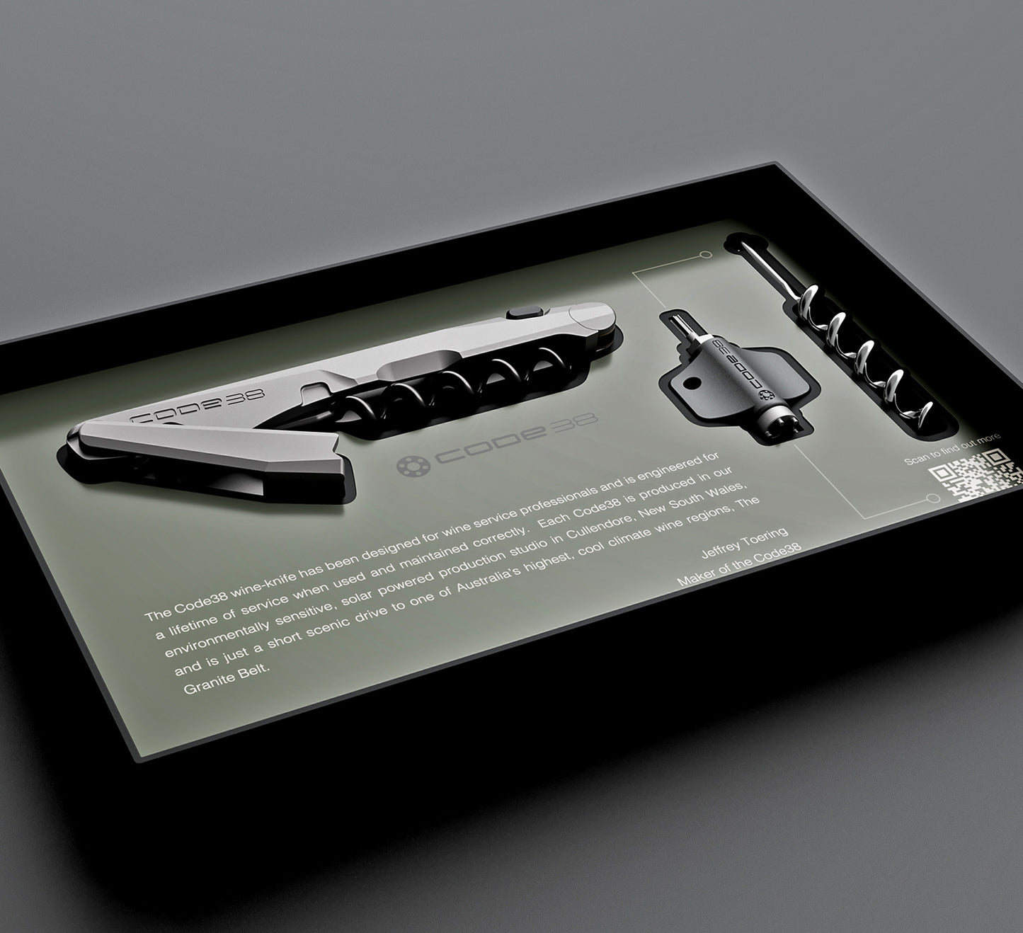 Code38 P-Type Pro Somm Open Case Zoomout